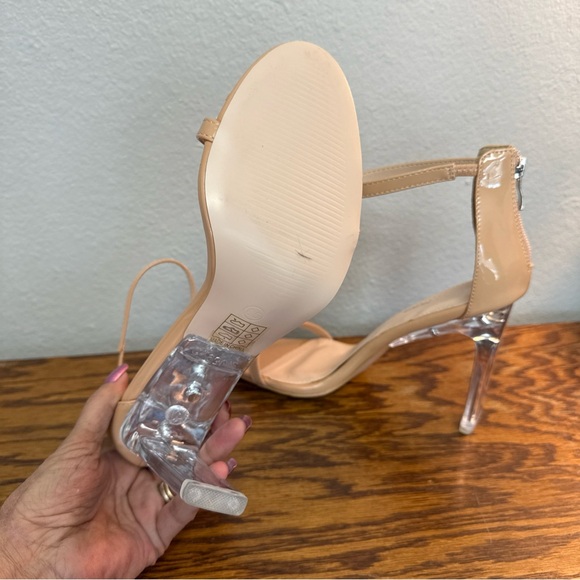 Fashion nova really hope so healed nude sandals size 8.5M - Picture 12 of 12